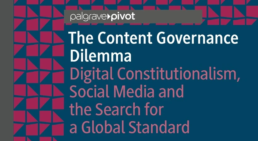 New book by Dennis Redeker (PGMT) and colleagues: “The Content Governance Dilemma”