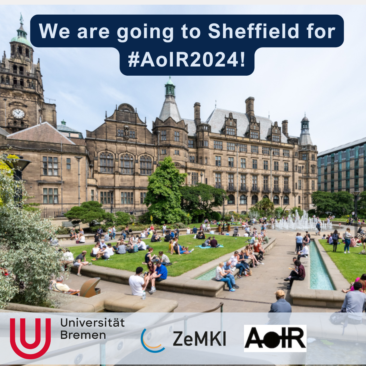 PGMT Lab at AoIR2024 conference in Sheffield, UK