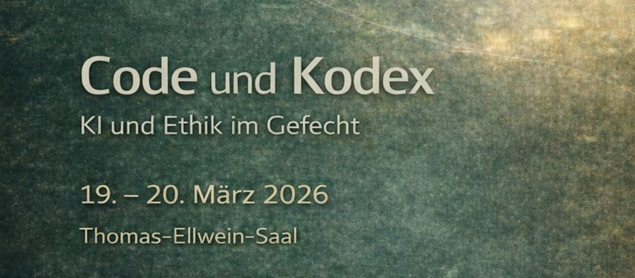 Christian Katzenbach at the Conference “Code & Codex – AI and Ethics in Military Combat”