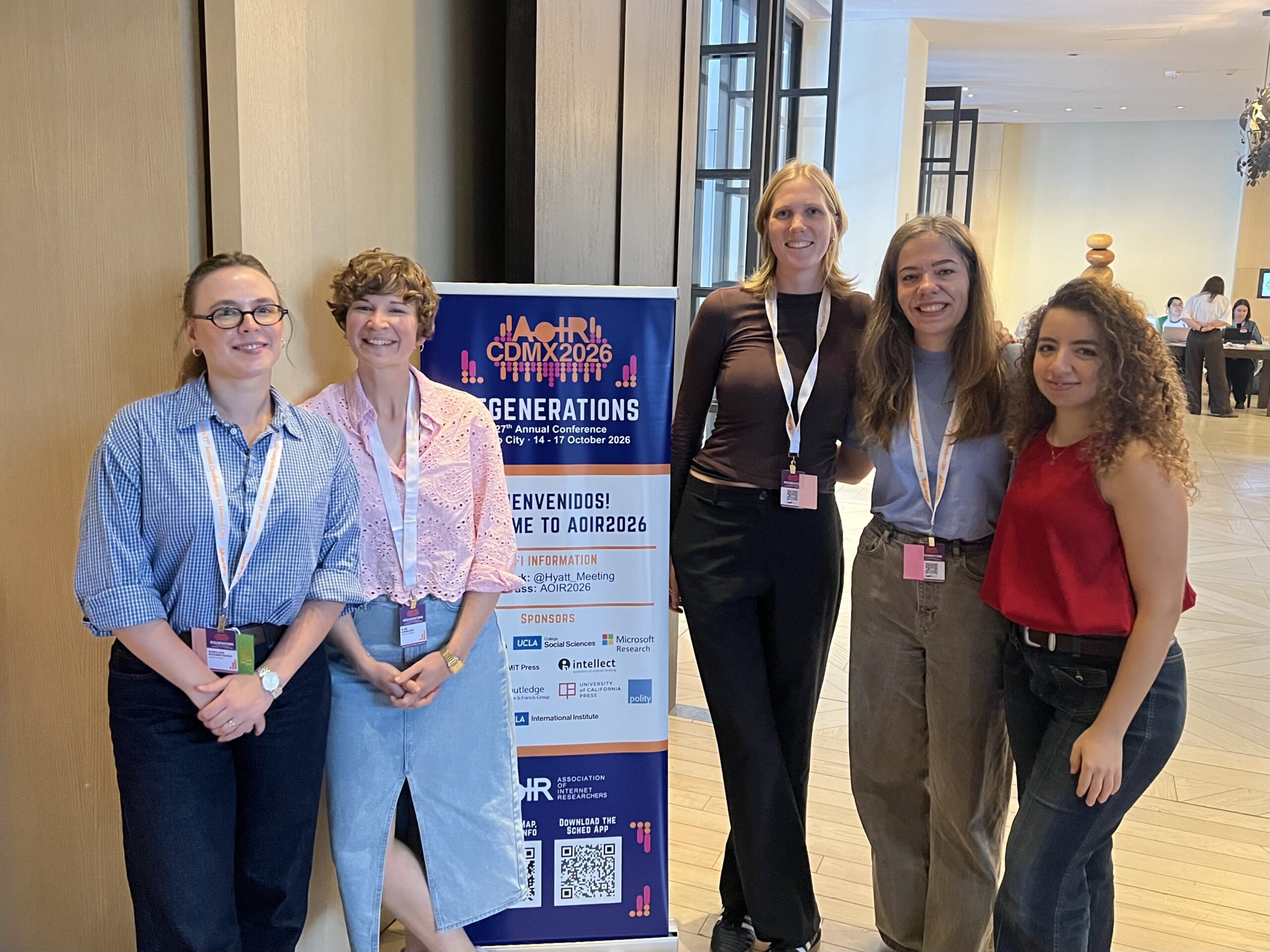 The PGMT Team at AoIR 2026 in Mexico City